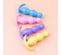 4PCS Silicone Anal Butt Plug Sets Trainer Kit with Flared Base for Women Expander Prostate Thrusting Sex Toys for Beginners Advanced Users