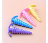 4PCS Silicone Anal Butt Plug Sets Trainer Kit with Flared Base for Women Expander Prostate Thrusting Sex Toys for Beginners Advanced Users