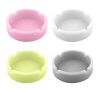 4pcs Silicone Ashtray Ornament Glow in Dark Luminous