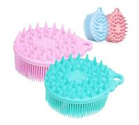 4Pcs Silicone Bath Brushes Body Wash Scrubber for Exfoliating Massaging Relaxation Durable Versatile Bath Accessory for Family Use