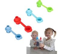 4pcs Silicone Bottle Spouts, Sipping Spout Bottle Top, Silicone Water Bottles Sipper Adapter
