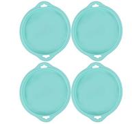 4pcs Silicone Cake Mold, Layered Cake Mold Round Shape Bread Mold Cake Tray Mould Nonstick Baking Tools for Baking Food Storage (Small: Approx. 17.6x16.2x6.5cm / 6.93x6.38x2.56in)