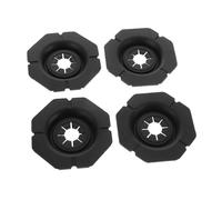 4pcs Silicone Car Wiper Arm Hole Cover Black Protection Caps