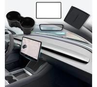 4PCS Silicone Center Console Accessories for Tesla (Black Model Y Juniper)