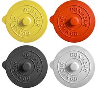 4PCS Silicone Cup Lids Food Covers Cup Lids Anti Dust Mug Covers Reusable Drink Glass Cup Covers for Home Outdoors Mug Coffee Wine Glass Tea Cup