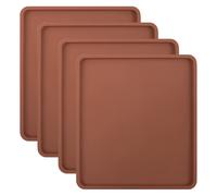 4PCS Silicone Dehydrator Mats with Edge - Silicone Sheets Compatible