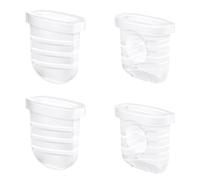 4pcs Silicone Diaphragms Compatible with eufy E10/S1/S1 Pro, Lansinoh Discreet Duo/NCVI S32/Nuliie S32/NICEGREEN Life S32/Zooawa S32 Breast Pump Replacement Parts, for Lansinoh Breast Pump Parts