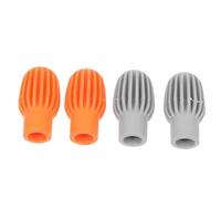 4pcs Silicone Drumstick Tip Covers for Quiet Practice Beginners | Universal Fit for Most Sticks, Protects Tips, Late-night Sessions, Teachers Use, Snare Heads