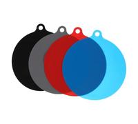 4pcs Silicone Heat Insulation Pad Anti Slip Microwave Oven Mat | Easy to Clean, Splash Prevention, Elastic without Deformation, round Placemat for Kitchen Use