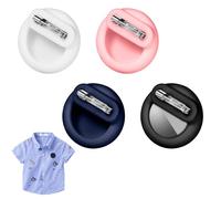 4pcs Silicone Holder for Airtag, Diameter 1.42in Silicone GPS Tracker Case Mount Cover with Pin for Kids Children Elder People Hidden inside Clothes Shoe Bag Backpack Accessories