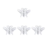 4pcs Silicone Mold for Resin Keychain Making, Easy Demoulding | Detailed Design for Glitter Pigments, White Craft Tool, for Crafters and Resin Artists, Wear-Resistant