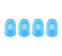 4Pcs Silicone Protectors For Guitar Thumb Finger Selections Finger Protector Thumb Caps Small Azul .Professional and Fashion
