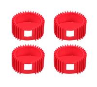 4pcs Silicone Regulator Gauge Guard Red Shockproof Cover for Pressure