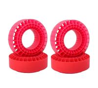 4PCS Silicone Rubber Inserts for 1.9-inch Tyres, 108mm Foam for RC Crawler 1/10 Car - Red