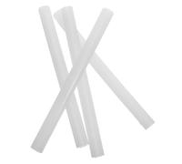 4pcs Silicone Short Tube for Cow Milking Machine Replacement Parts | White Finish, Smooth Inner Wall, Quick Swap without Tools, for Goat Dairy Farmers and Farm Technicians