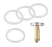 4PCS Silicone Sink Seal Rings, Bathroom Drain Plug Gasket, O-Rings for Sink Stopper Replacement 32/38mm