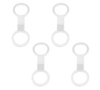 4pcs Silicone Snorkel Strap Keeper Dive Snorkeling Clip Retainer Attachment Snorkel Strap Keeper Tube Hold