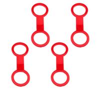 4pcs Silicone Snorkel Strap Keeper Dive Snorkeling Clip Retainer Attachment Snorkel Strap Keeper Tube Hold