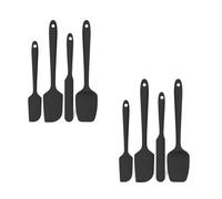 4PCS Silicone Spatula, Seamless Integrated Design Heat Resistant Spatulas, Professional Non-Stick Kitchen Scraper for Baking, Cooking and Mixing, Multi-Functional Tools for Cake Decorating (2PCS)
