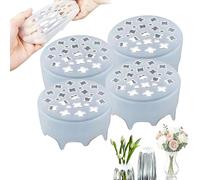 4pcs Silicone Stretchable Flower Arranger, Reusable Flexible Flower Frog Grid Stem Holder for Floral Arrangements and DIY Bouquets, Home Decor Gift for Florists and Moms