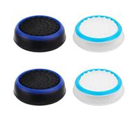 4pcs Silicone Thumb Grip Caps, Anti-Slip Controller Thumb Cover Anti-Scratch Joystick Controller Replacement Thumb Stick Caps for PS5 PS4 Xbox Series Xbox One Nintendo Switch Pro Controller