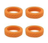 4pcs Silicone Wheel Protectors for Luggage Suitcase and Office Chairs