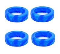 4pcs Silicone Wheel Protectors for Luggage Suitcase and Office Chairs