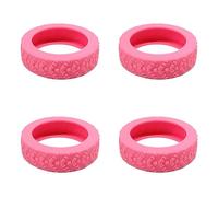 4pcs Silicone Wheel Protectors for Luggage Suitcase and Office Chairs
