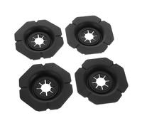 4pcs Silicone Wiper Arm Hole Guards Universal Car Black