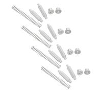 4pcs Silver Aluminium Alloy Storm Door Hinge Pin Replacement | for screen doors, spring loaded repair parts, stable support for gates, durable multipurpose hardware
