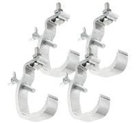 4pcs Silver Aluminium Light Hook Clamp for Truss 30-52mm Stage