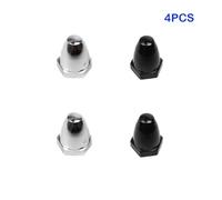 4pcs Silver Black 5MM 6MM 2CW 2CCW Propeller Fixed Adapter Nut Cap M5 M6 for 2212 2312 Brushless electronic starter Accessories CZAOINCU(4PCS M6 Nut Cap)