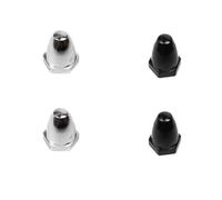 4pcs Silver Black 5MM 6MM 2CW 2CCW Propeller Fixed Adapter Nut Cap M5 M6 for 2212 2312 Brushless electronic starter Accessories EKFBQBGW(4PCS M6 Nut Cap)