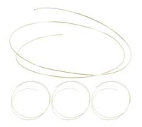 4pcs Silver Soldering Wire, Low Temperature 50x0.07x0.07cm | Silver Alloy, Smooth Wire Feeding, for Bracelets and Loose Settings, for Bench Work or Home Studios