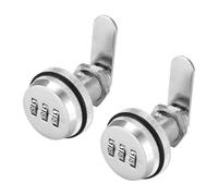 4pcs Silver Zinc Alloy Combination Locks for Secure Home Automation Password Protected Cam Locks Ideal for Mailbox Cabinet Doors for Cabinet Deposit Box