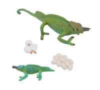 4pcs Simulation Animal Model Toy Ornament Children Cognitive Growth Cycle Toy for Home School