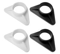 4Pcs Sink Reinforcement with Diameter 36 mm Inner Bore for Stainless Steel Sinks,Stabilization Plate for Faucets,Stabilization Triangle Kitchen Taps,Sink Fitting Stabiliser Against Swinging