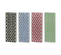 4pcs Ski Snowboard Edge File Set for Bevel Tuning and Final Polishing, Ideal for Progressive Edge Repair from Coarse Deburring to Fine Mirror Finish with 240/360/500/1000 Grit