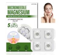 4PCS Skin Tag Remover Patches,Extra Strength Verruca Treatment & Wart Removal,Natural Corn Remover for Feet & Hands,Mole Remover,Invisible Corn Plasters for Face & Body,Suitable for All Skin Types