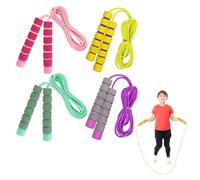 4Pcs Skipping Rope for Kids,Jump Rope,Jump Rope Children,Adjustable Child S kipping R ope,C hildren S kipping R ope For K ids,C hildren,Students And Adults To Exercise(2.8M)