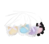 4pcs Small Animal Bib Scarf for Hamsters and Birds, Washable Polyester