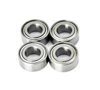 4pcs Small ball Bearings 3x6x2.5 4x7x2.5 4x8x3 5x8x2.5 5x10x4 5x11x4 6x12x4 8x12x3.5 10x15x4 12x18x4mm RC Car Bearing set(3x7x3mm)
