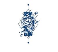 4Pcs Small Picture Herbal Tattoo Stickers Semi-Permanent Finger Juice Cute Waterproof Lasting 15 Days Temporary Tattoo Tattoo Sticker Fake Tattoo