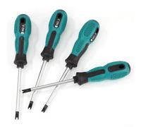 4Pcs Small Precision Screwdriver Set, U-Shaped Magnetic Screwdriver Set Chromium Vanadium Alloy Steel PP Handle Precision Tools For DIY Home Repair