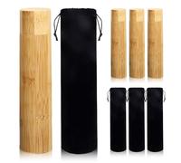 4Pcs Small Scatter Tubes for Ashes, 9''× 2'' Ashes-Scatter-Tubes, Human Male Female Pet Dog Cat Ashes, Bamboo Memorial Containers(COLOR:as shown)
