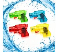 4PCS Small Water Gun,Cool Small Water Pistols for Kids,Plastic WaterPistol Toy,Summer Mini Squirt Toy,WaterPistol for Kids Suitable,Swimming Pool Outdoor Games Beach Fighting Toys Gifts(Random Color)