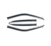 4pcs Smoke Car Window Visors For Mitsubishi For Eclipse For Cross 2018 2019 Sun Rain Guard Wind Deflectors Door Rain Guard Sun Visor