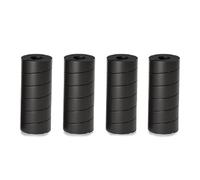 4Pcs Smooth Surface Bed Leg Protectors Soundproof Bed Frame Toe Protector Collision Guards Furniture Feet Toes for Chair Table Furniture