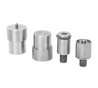 4PCS Snap Button Die Mould Stainless Steel Snap Fastener Press Machine Replacement Kits for 831 Buttons