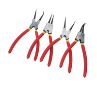 4Pcs Snapping Rings Pliers Set Circlip Plier Internal/External Heavy Duty for Rings Remover Retaining Straight Bent Plier Needle Nose